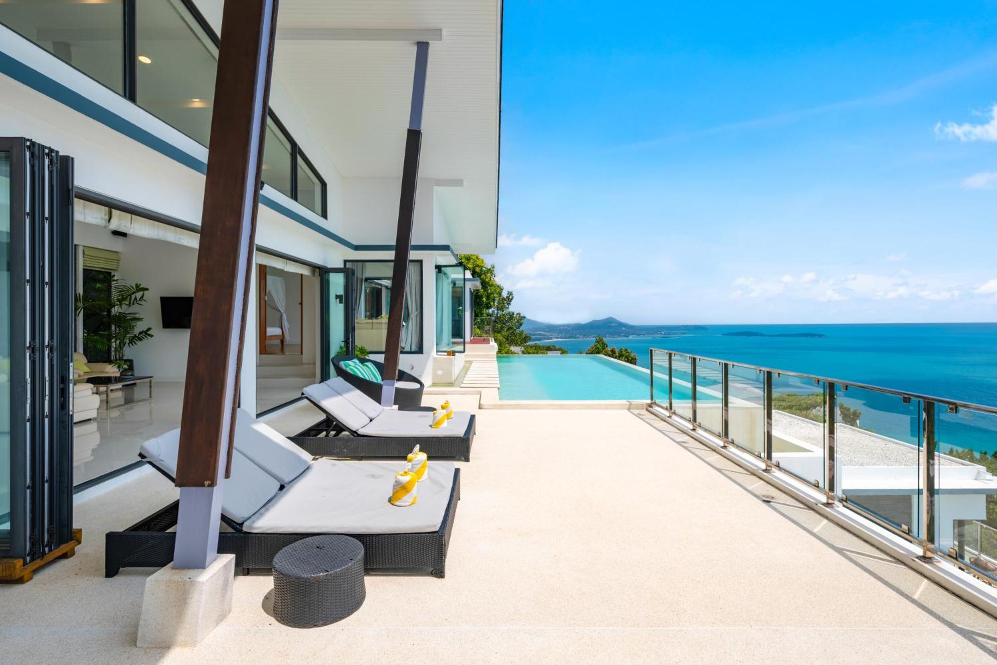 Karpe Diem Villa - Twin Infinity Pools Pantai Chaweng Luaran gambar