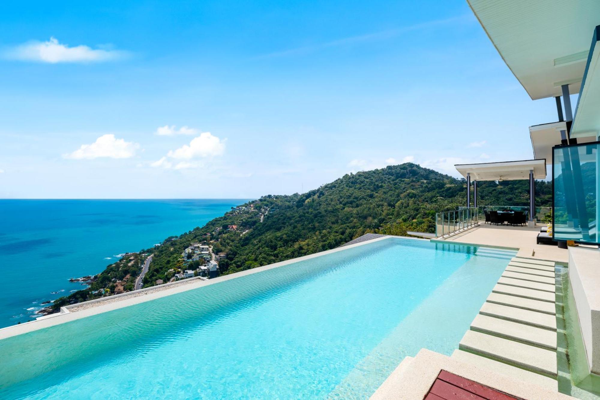 Karpe Diem Villa - Twin Infinity Pools Pantai Chaweng Luaran gambar