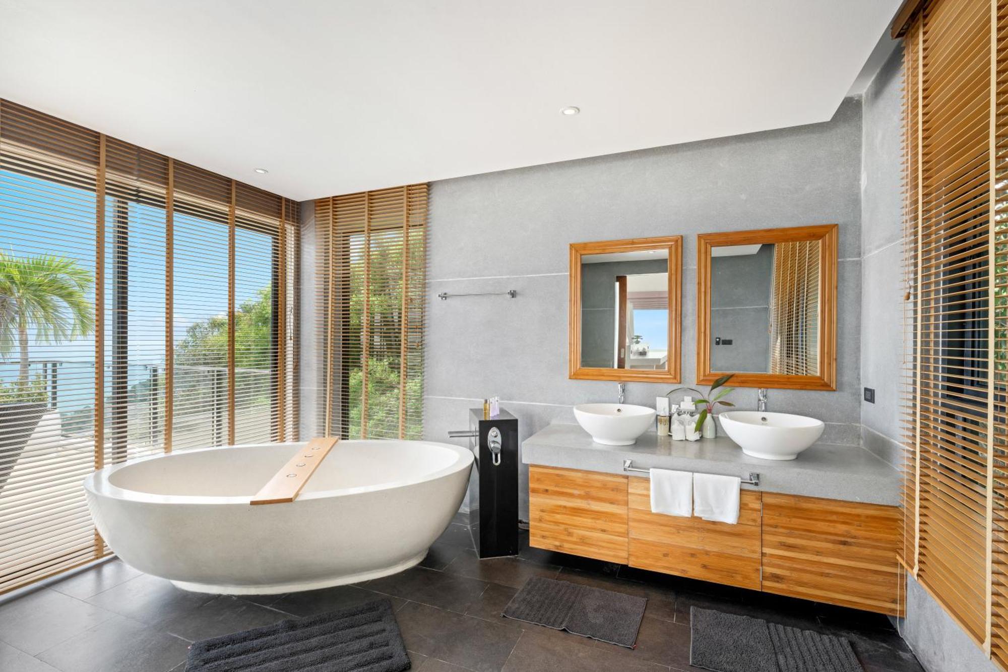 Karpe Diem Villa - Twin Infinity Pools Pantai Chaweng Luaran gambar