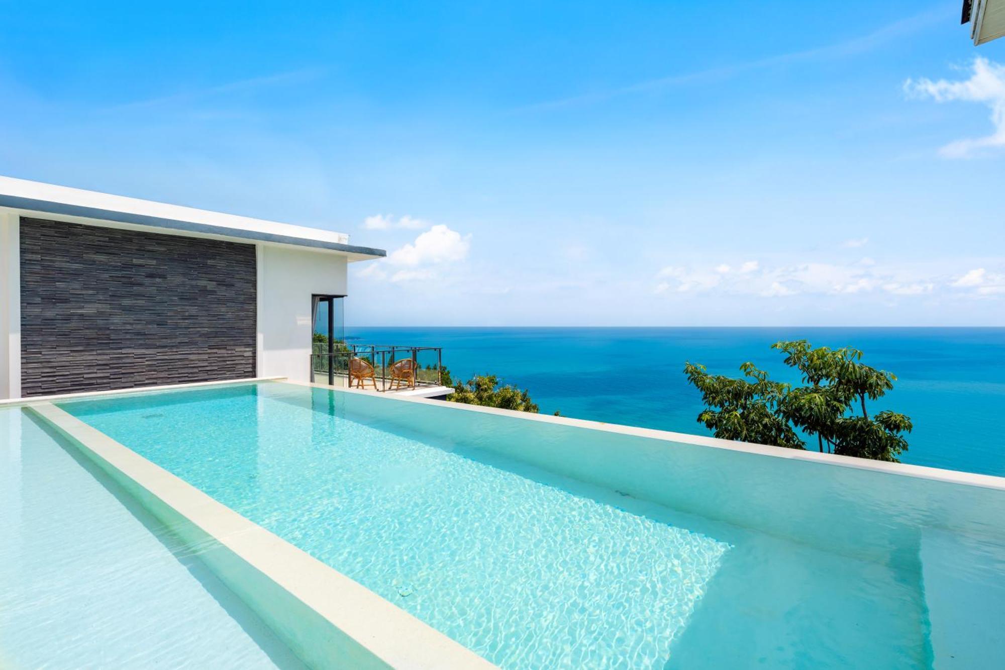 Karpe Diem Villa - Twin Infinity Pools Pantai Chaweng Luaran gambar
