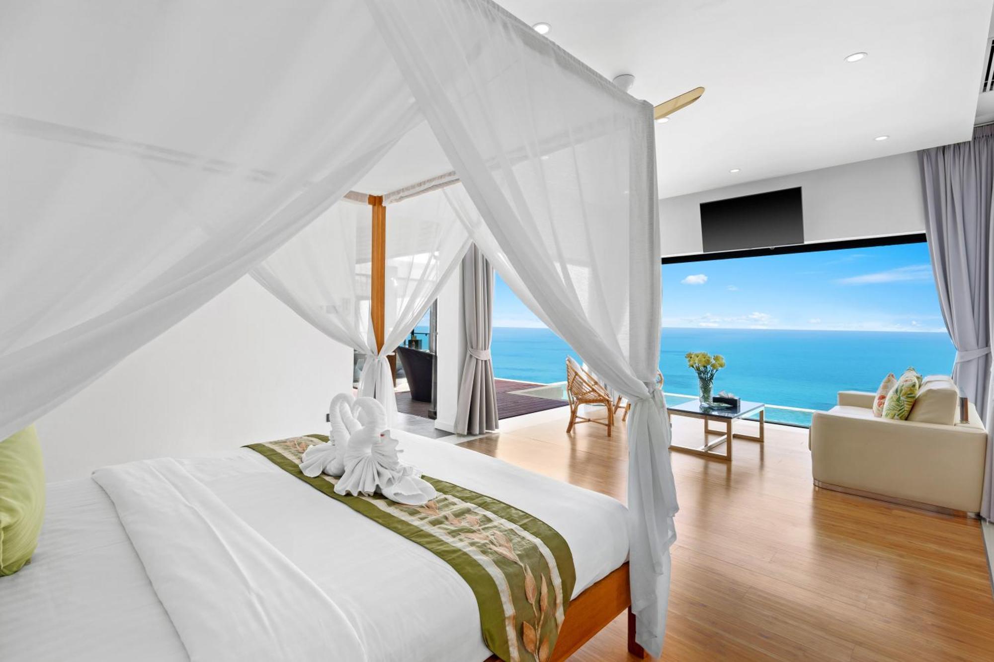 Karpe Diem Villa - Twin Infinity Pools Pantai Chaweng Luaran gambar