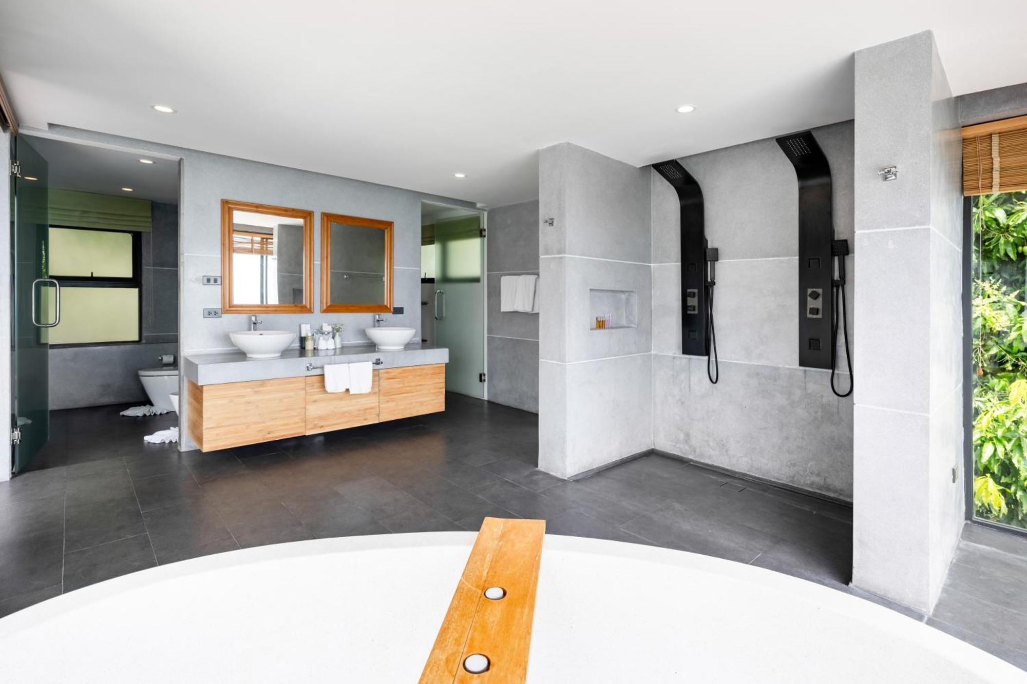 Karpe Diem Villa - Twin Infinity Pools Pantai Chaweng Luaran gambar