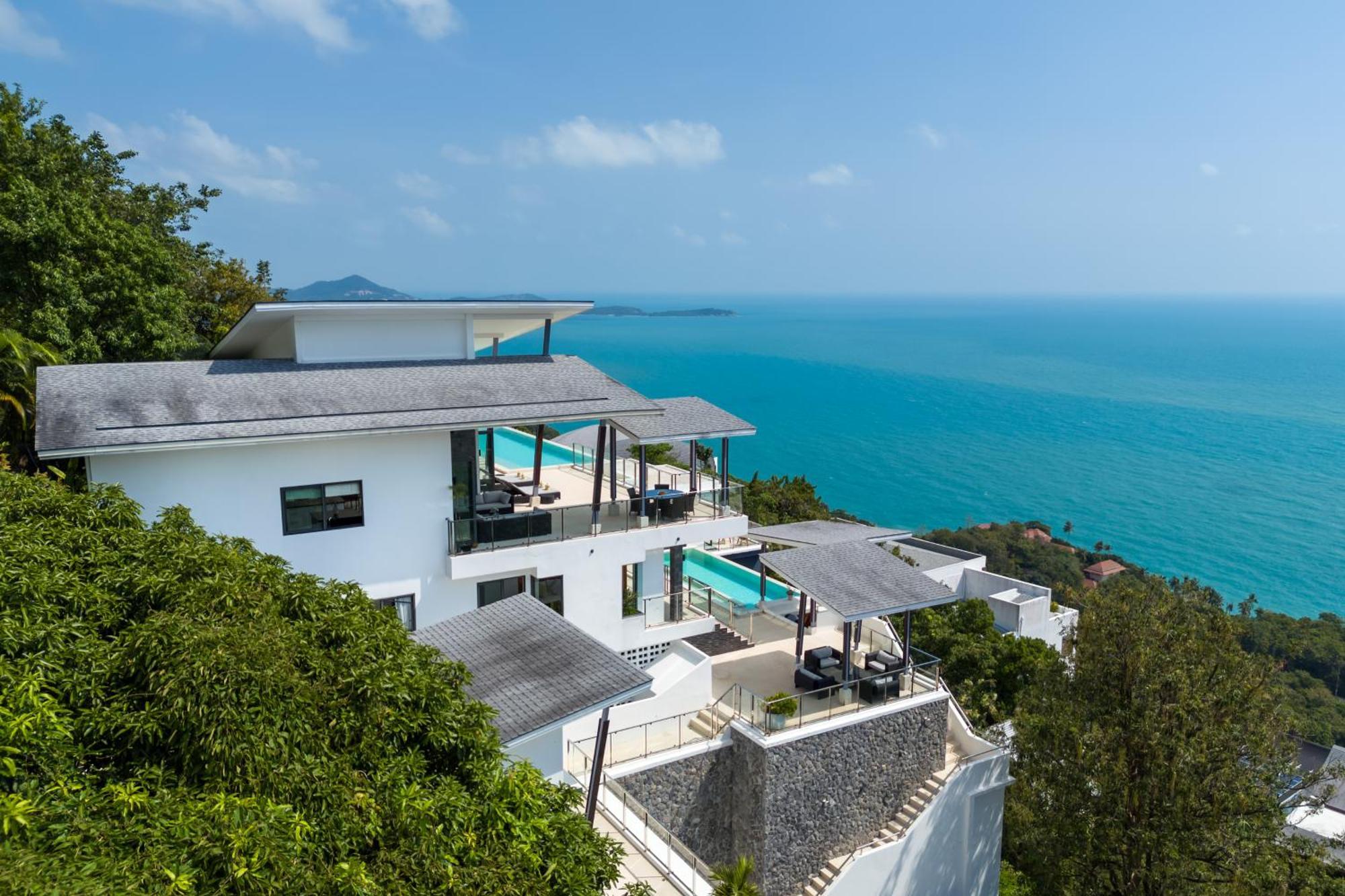 Karpe Diem Villa - Twin Infinity Pools Pantai Chaweng Luaran gambar